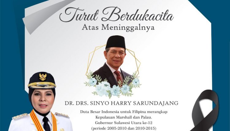 Wali Kota Kotamobagu Sampaikan Duka Cita atas Wafatnya Tokoh Sulut Sinyo Harry Sarundajang