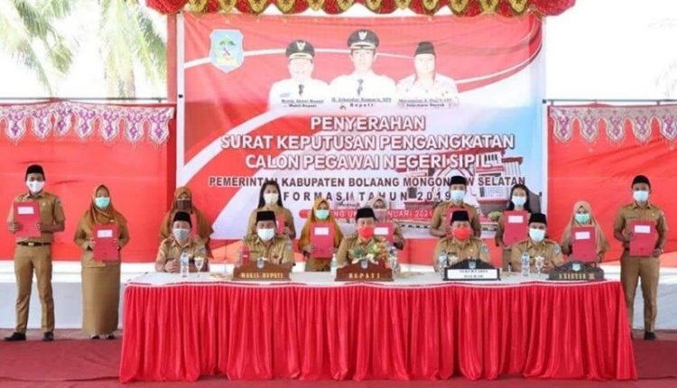 145 CPNS di Bolsel Hari Ini Terima SK