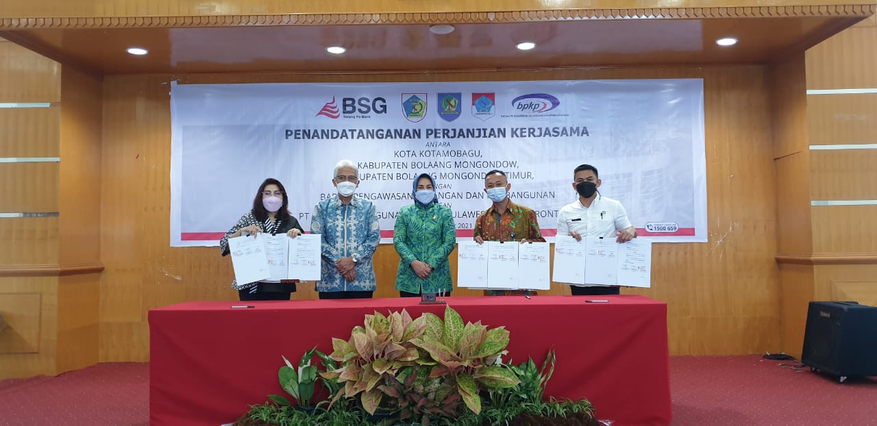Wali Kota Kotamobagu Bersama BPKP-BSG Sulut Teken MoU dan PKS