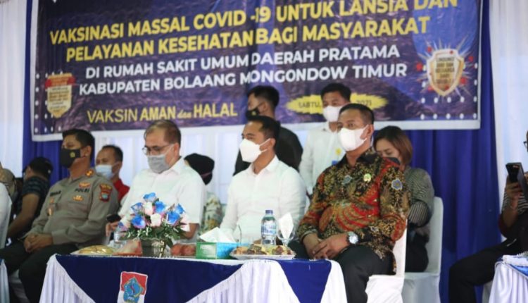 Pemkab Boltim Gelar Vaksinasi Massal untuk Lansia