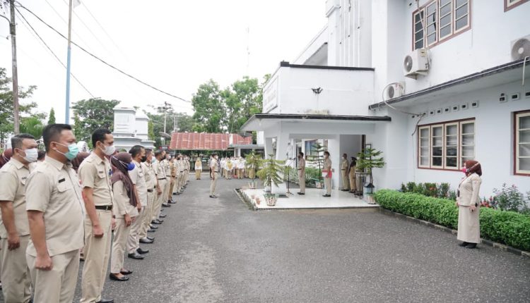 Pemkot Kotamobagu Gelar Apel Kerja Usai Hari Raya Idulfitri 1442 H