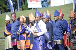 Bupati Sam Sachrul Mamonto Pimpin Upacara HUT ke-14 Kabupaten Boltim