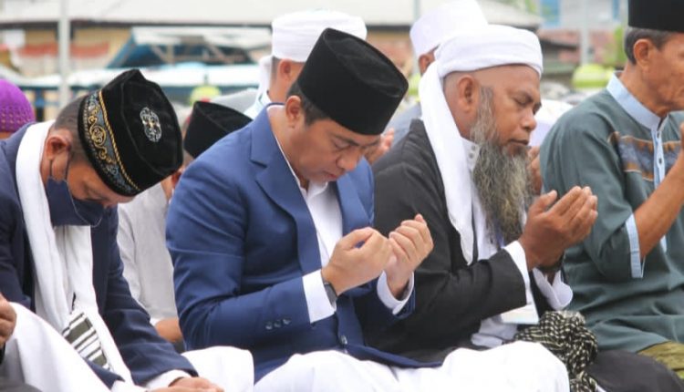 Bupati Sachrul Mamonto Laksanakan Shalat Idul Adha 1443 Hijriah di Lapangan Bogani Kotabunan